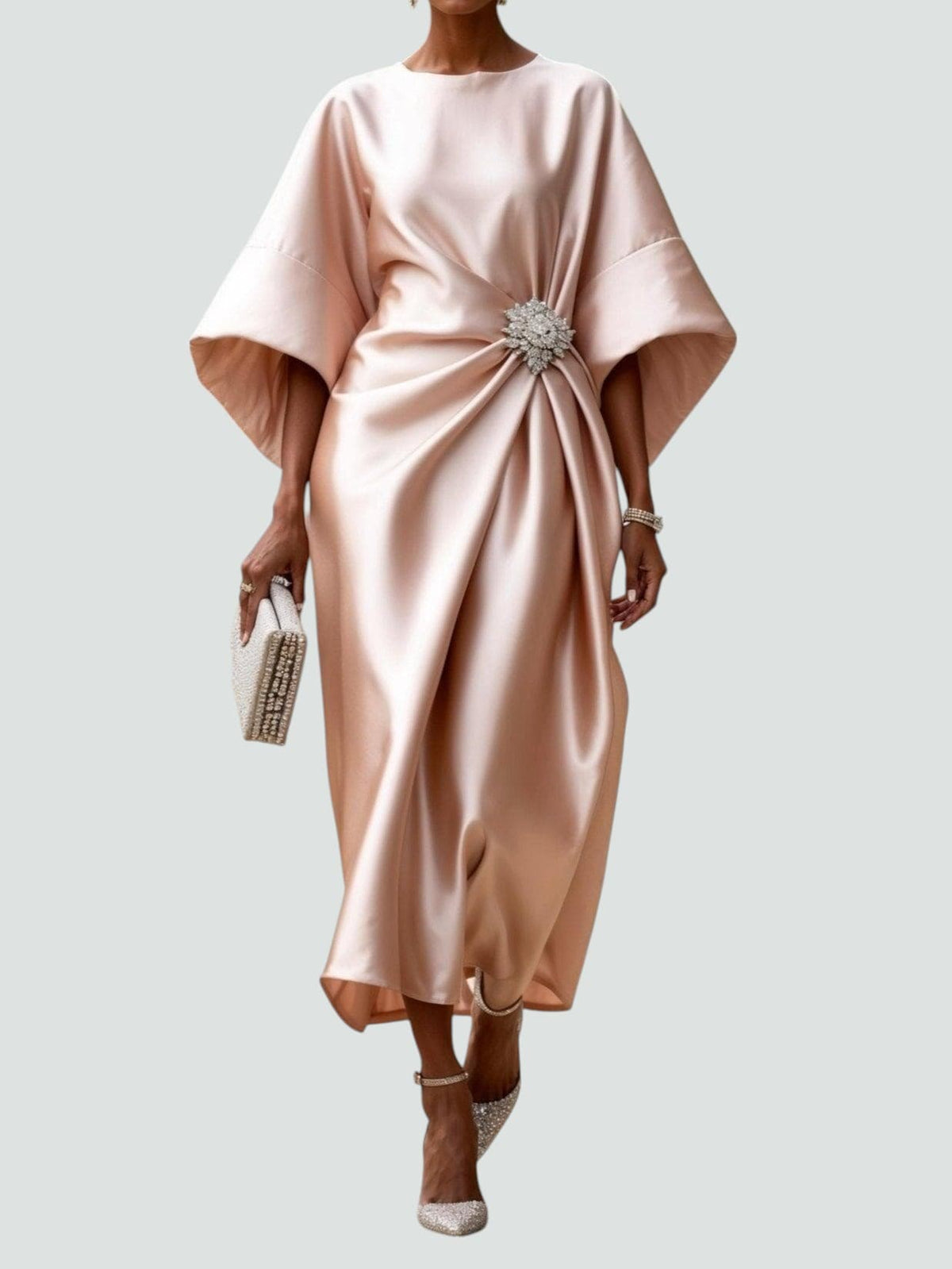 Marijona™ | Elegant Satin Maxi Dress