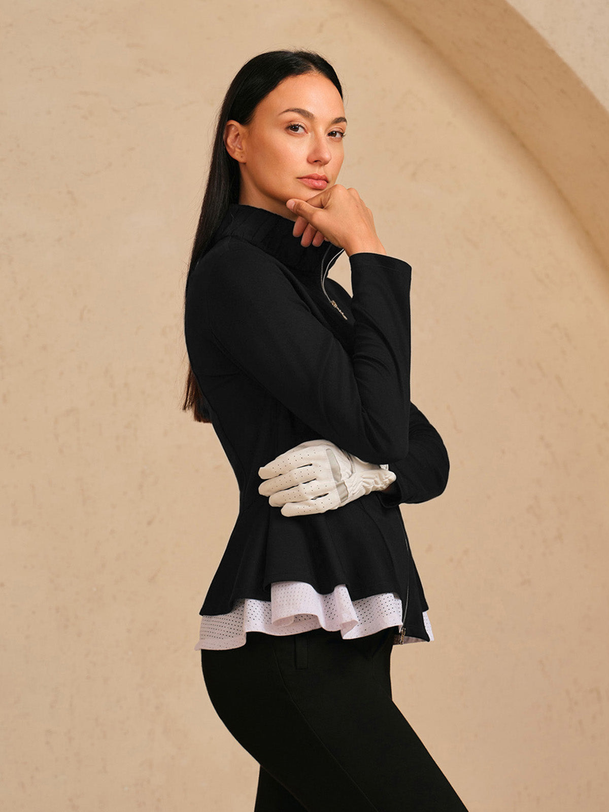 Meer Dan Basic Ruffle Golfjas