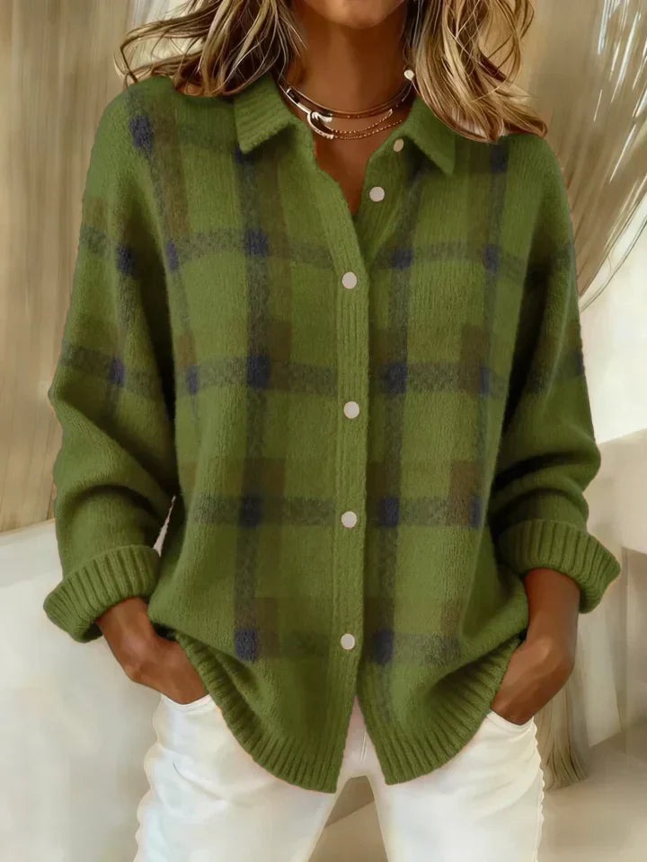 Danique™ | Timeless Plaid Knit Sweater