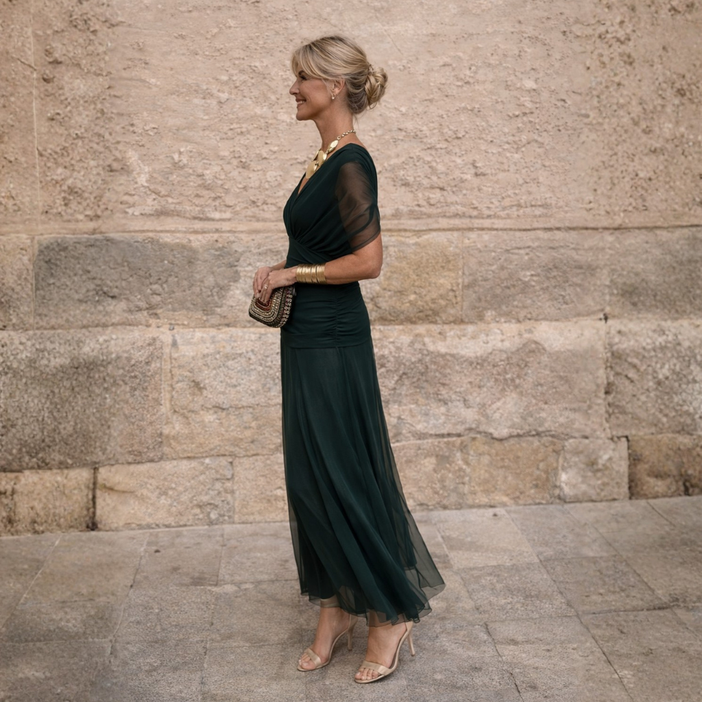 Lydia | Off Shoulder Maxi Dress