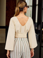 V-Neck Crop Top