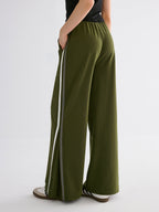 Side Stripe Slit Sweatpants