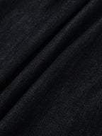 High-Waist Denim Extra Long Wide-Leg Pants
