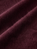 Belted Corduroy Straight-Leg Pants
