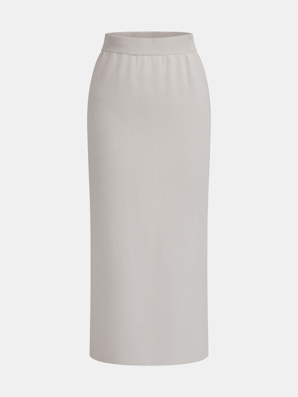 Zipper Cropped Sweater & Midi Skirt Set
