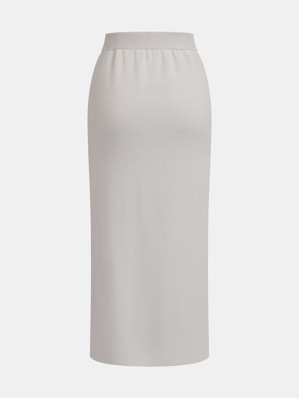 Zipper Cropped Sweater & Midi Skirt Set