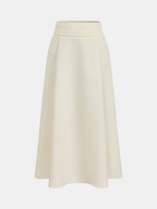 Twist-Front Crop Top & Midi Skirt Set