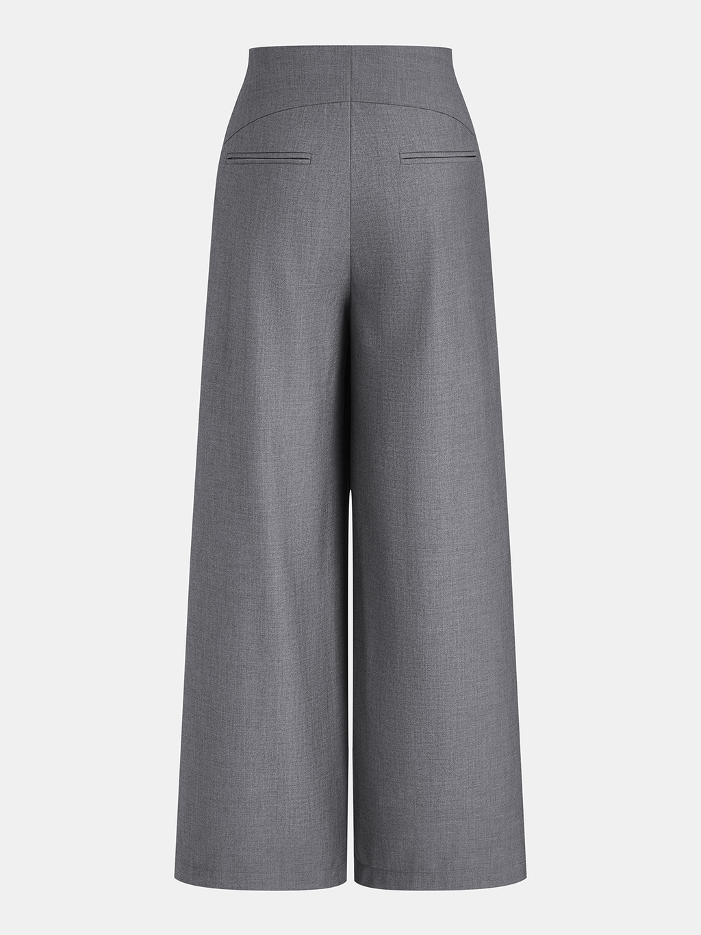 Buckle Detail Wrap Wide Leg Pants