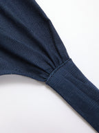 Mid-Waist Bow Wide-Leg Pants