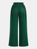 Side Stripe Wide-Leg Sweatpants