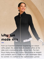 Meer Dan Basic Ruffle Golfjas