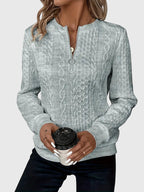 Nora™ | Sweater with Zipper