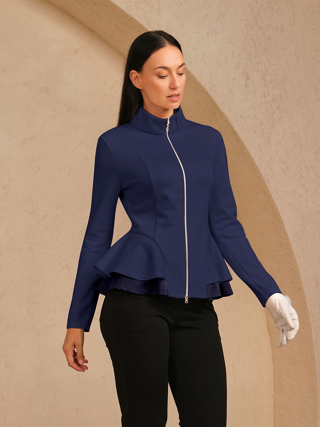 Meer Dan Basic Ruffle Golfjas